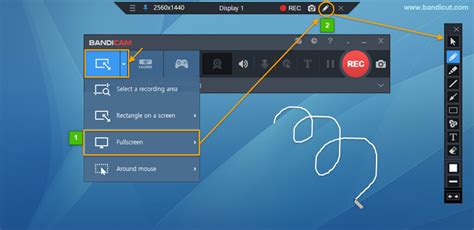 How to Draw on Your PC Screen while recording - Bandicam