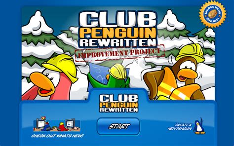 Club Penguin Rewritten News: Club Penguin Rewritten Improvement Project ...