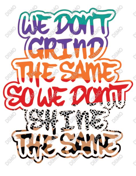 We don't grind the same T-Shirt | CustomPartyShirts Studio