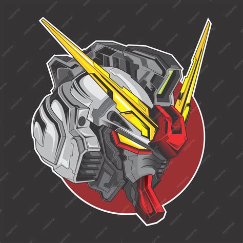 Premium Vector | Gundam logo