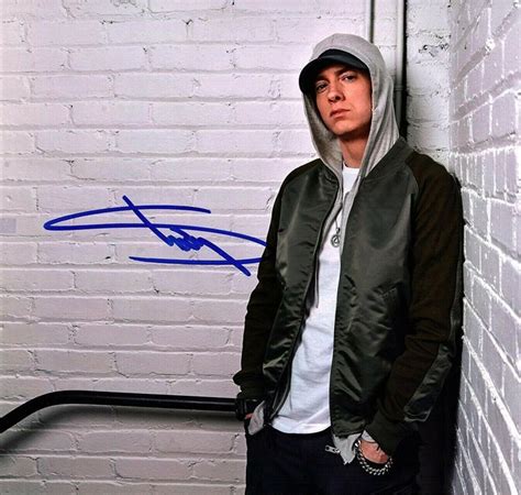 Eminem American rapper Autographed Signed 8x10 Photo Rock | Etsy