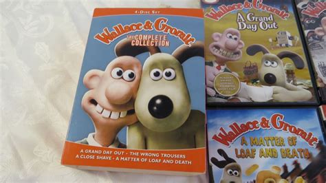 (4) Wallace and Gromit Set dvds - Bodnarus Auctioneering