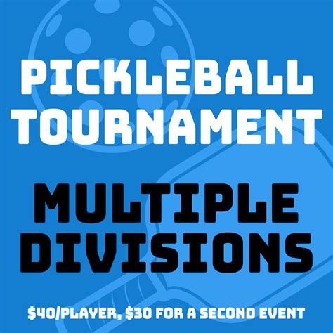 Pickleball Tournaments Sign-Up — Features Fieldhouse