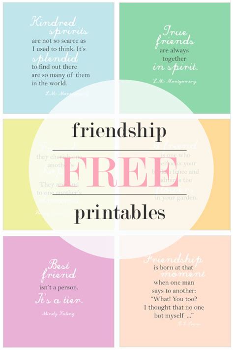 Favorite Friendship Quote Printables