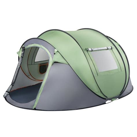 4 Person Pop Up Camping Tent - Waterproof and Automatic Instant Setup – MilitaryKart