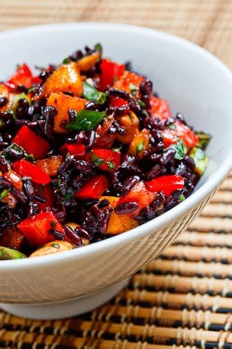 Thai Black Rice Salad on Closet Cooking