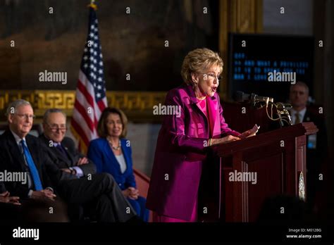 Former Senator Elizabeth Dole, speaks during a congressional Gold Medal ...