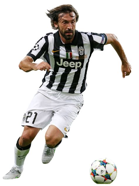 Andrea Pirlo football render - FootyRenders