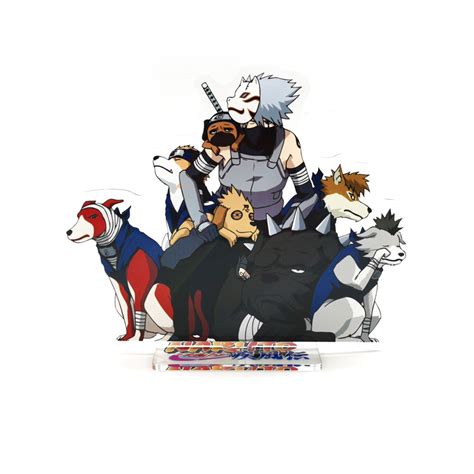 Naruto Kakashi Hatake Summoning Ninken dogs Pakkun Bull Urushi Shiba ...