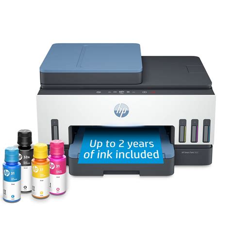 Buy HP Smart -Tank 7602 Wireless All-in-One Cartridge-free Ink Printer, up to 2 years of ink ...