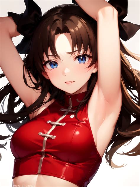 ﻿@lulu ai stu / Tohsaka Rin :: Anime Armpits :: Fate (series) (Fate (srs)) :: нейроарт :: Lucy ...