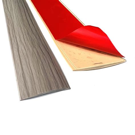 Buy DAILISEN Self Adhesive Vinyl Flat Floor Transition Trim Strip,Wood Floor Gap Cover Strips ...