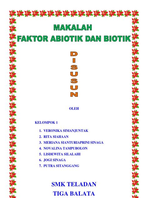 Biotik Dan Abiotik