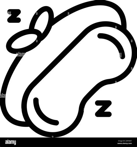 Rest sleep mask icon, outline style Stock Vector Image & Art - Alamy