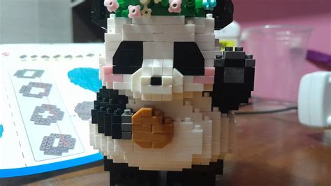 BRICKS MAKE A WISE LIFE -PANDA #3 (W1111) 529pcs - YouTube