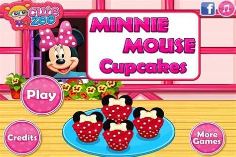 Minnie Mouse Cupcakes, Cooking Games - Play Online Free : Atmegame.com