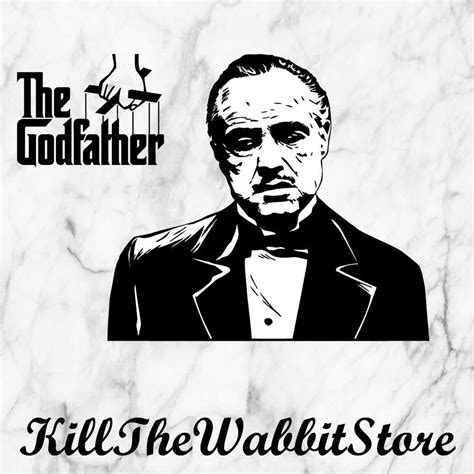 The Godfather svg Don Vito svg cricut silhouette The | Etsy