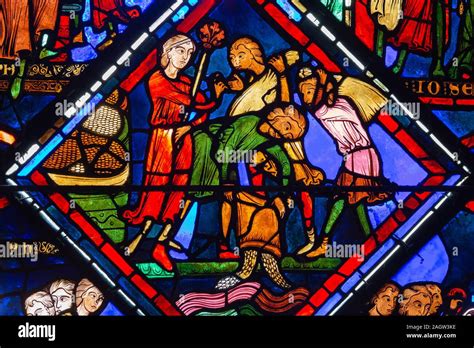 Bourges cathedral stained glass - Joseph (the Patriarch) - Joseph ...