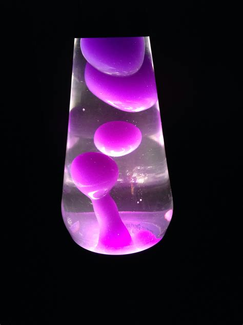 Sixteen inch lava lamp. Neon purple wax, clear liquid. | Purple lava lamp, Lava lamp, Cool lava ...