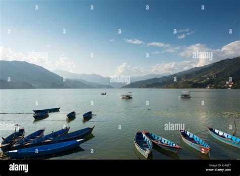 Fewa Lake of Pokhara, Nepal Stock Photo - Alamy