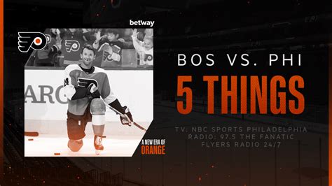 5 Things: Flyers vs. Bruins | Philadelphia Flyers