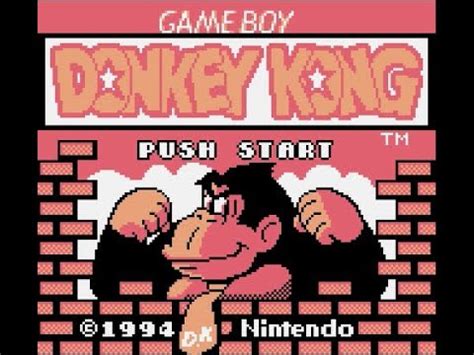 Donkey Kong - Game Boy (1994) - YouTube