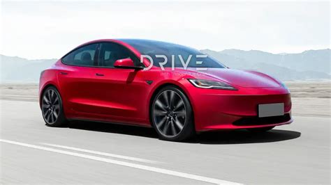 2024 Tesla Model Y facelift imagined, based on Model 3 spy photos - Drive