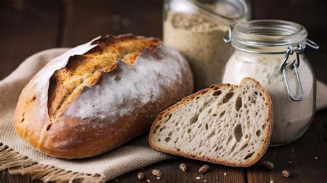 Premium AI Image | The leaven for bread is active Startersourdough