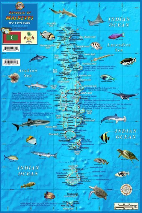 Maldives - Franko Dive Map | Scuba Gear Canada