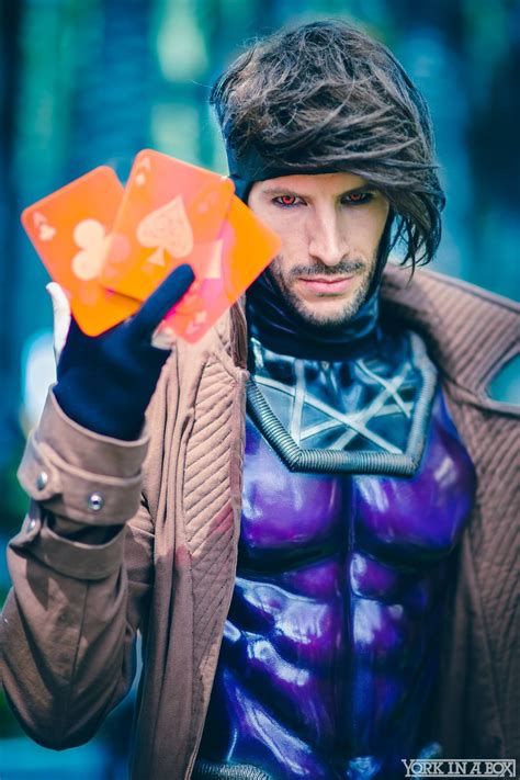 Gambit #Cosplay by Michael Huffman. #YorkInABox #WonderCon 2015 | Male cosplay, Gambit cosplay ...