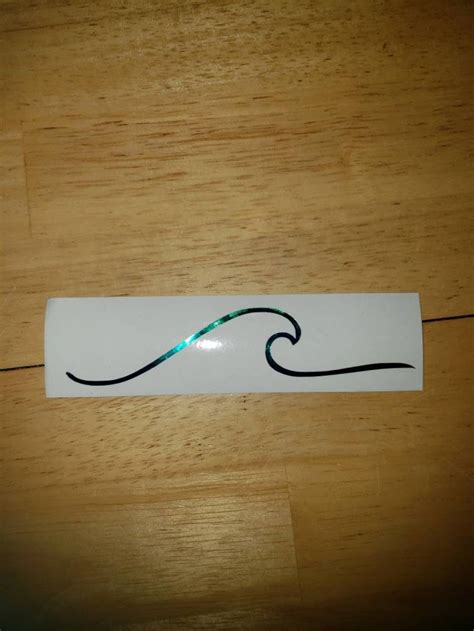 Wave decal. Wave sticker. Decals. Stickers. Waves for laptops | Etsy