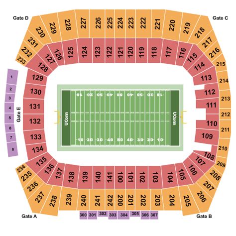 ecu football stadium seating chart