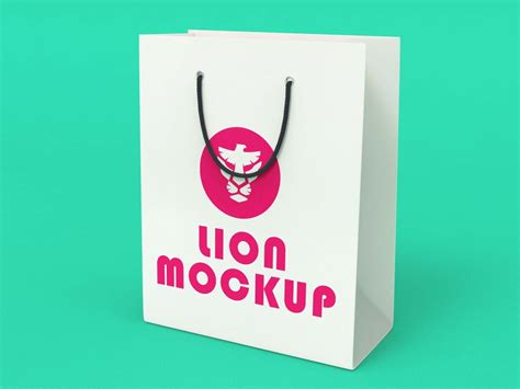 Free Shopping Bag Logo Mockup by Arun Kumar on Dribbble