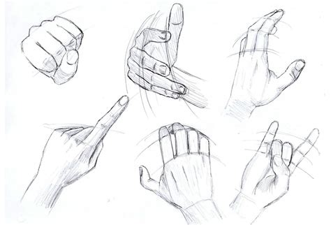 How to Draw Hands Poses: Quick Reference - Liron Yanconsky
