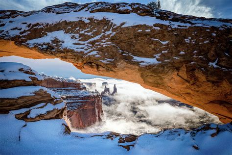 Mesa Arch in the Snow Photograph by James Udall | Fine Art America