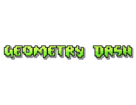 Geometry Dash Font