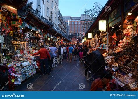 Wangfujing Night Market Editorial Image - Image: 32378645