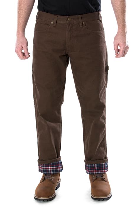 Men's Flannel Lined Canvas work Pants – Insulated Gear