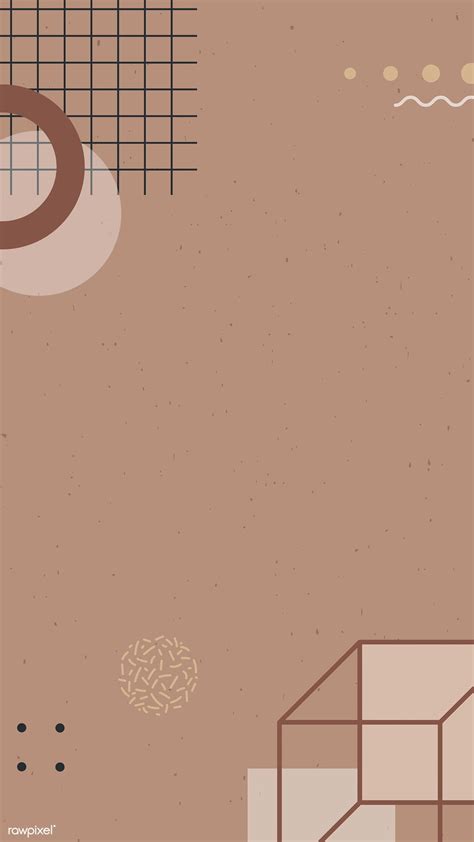 Earth tone Memphis Facebook story background vector | premium image by ...