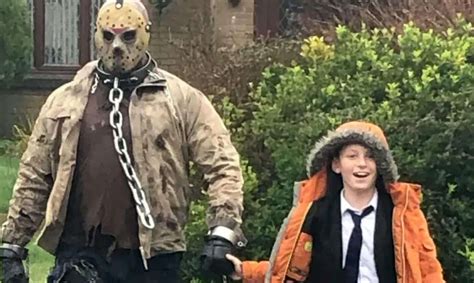 Dad Grants Son's Birthday Wish By Having Jason Voorhees Pick Him Up ...