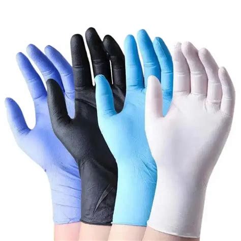 Black nitrile gloves tattoo