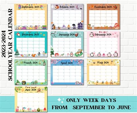 Monthly Planner, Planner Calendar, School Year, List