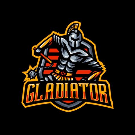 Premium Vector | Gladiator mascot logo esport gaming