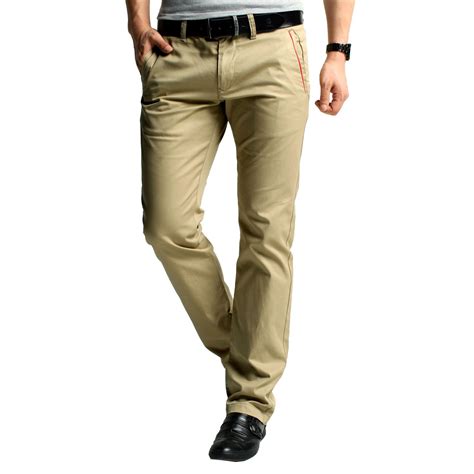 2017 Kuegou Khaki Pants Men Tide Autumn Men's Business Casual Pants Slacks Straight Long Pants ...