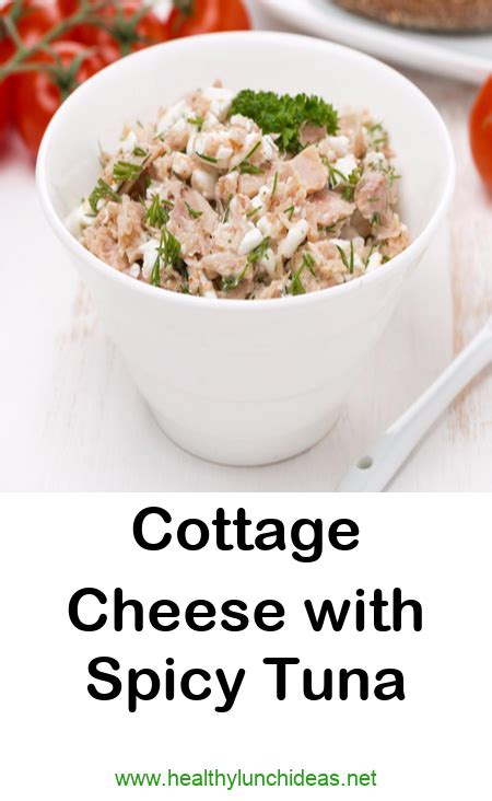 Cottage Cheese with Spicy Tuna Cottage cheese Dill "Cottage Cheese with Spicy Tuna" Dairy ...