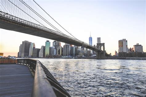 Brooklyn Bridge editorial photography. Image of vintage - 74082992