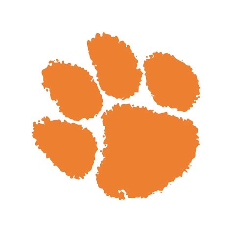 Clemson Tiger Paw Printable - Printable Word Searches