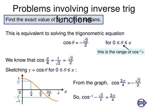 PPT - The inverse trigonometric functions PowerPoint Presentation, free download - ID:581731