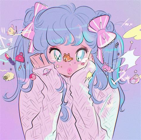 @curl December 18 2018 at 01:44PM | Pastel goth art, Cute art, Neon art