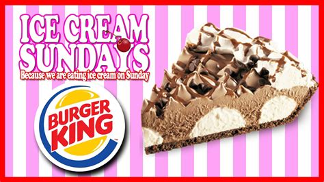 Burger King HERSHEY'S® Sundae Pie Video Collaboration | Eating ice, Ice cream sunday, Food